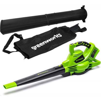 GREENWORKS 48 VOLT (2X24 VOLT) ACCU BLADBLAZER EN ZUIGER DIGIPRO