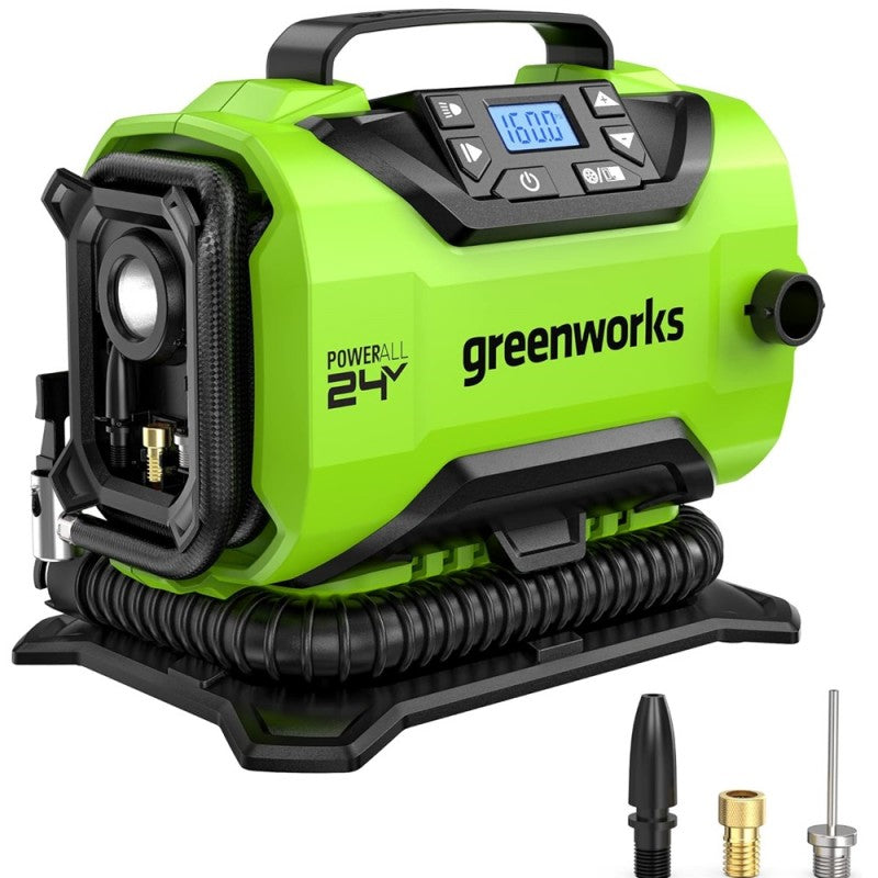 GREENWORKS 24 VOLT ACCU COMPRESSOR G24IN