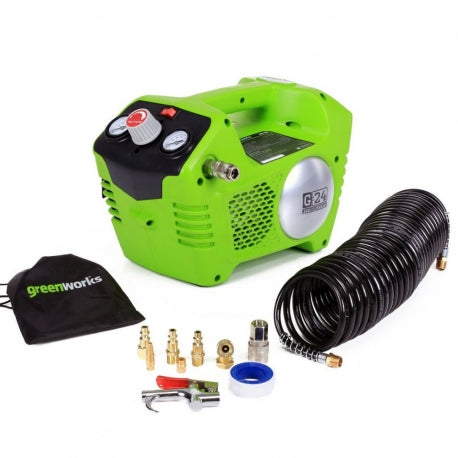 GREENWORKS 24 VOLT ACCU COMPRESSOR G24AC