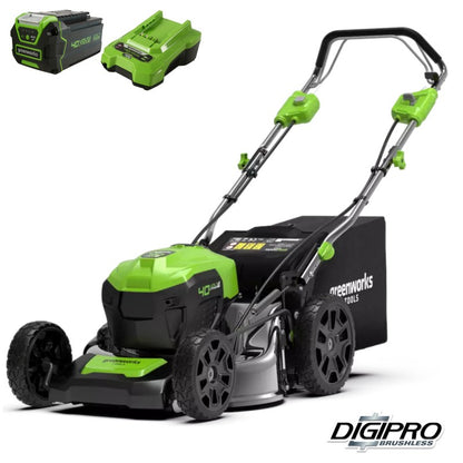 GREENWORKS 40 VOLT ACCU MAAIER 46 CM MAAIBREEDTE (ZELFRIJDEND)