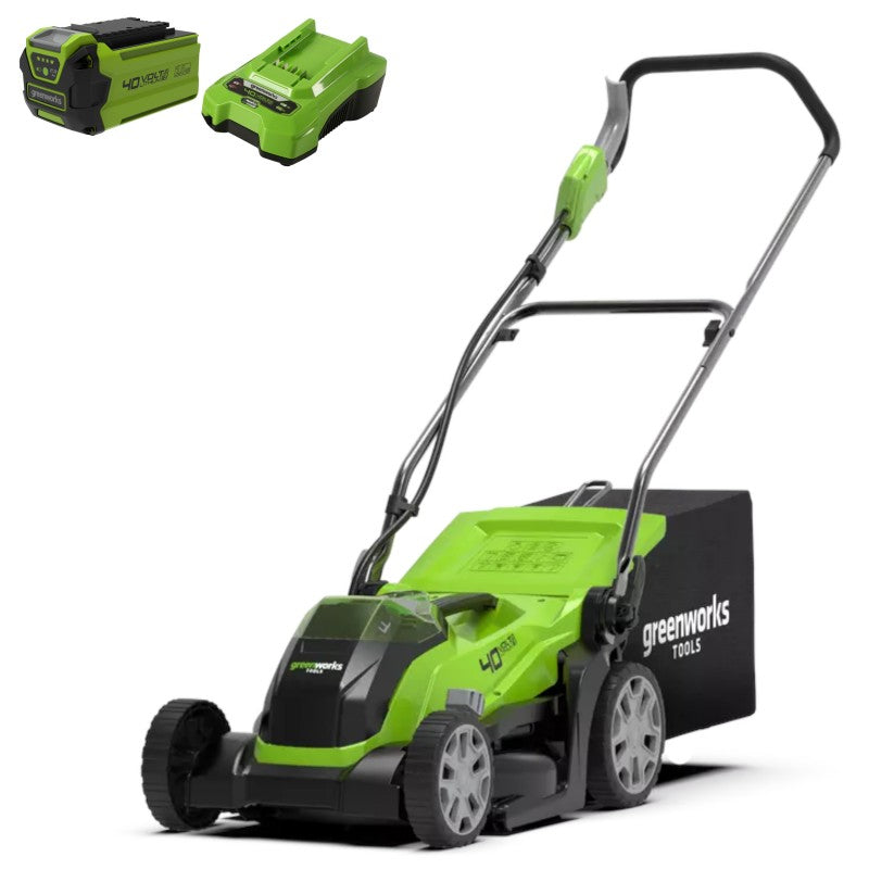 GREENWORKS 40 VOLT ACCU MAAIER 35 CM MAAIBREEDTE