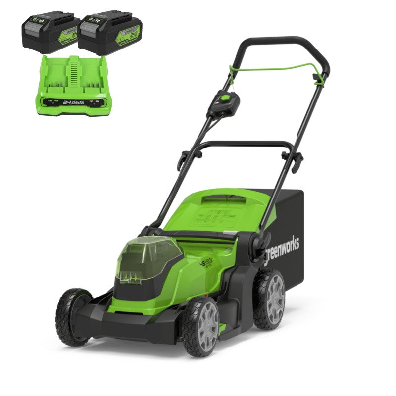 GREENWORKS 48 VOLT (2X24 VOLT) ACCU MAAIER (41 CM)