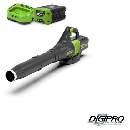 GREENWORKS 60 VOLT ACCU BLADBLAZER DIGIPRO