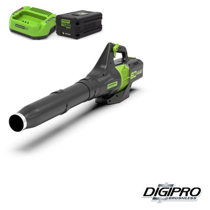 GREENWORKS 60 VOLT ACCU BLADBLAZER DIGIPRO