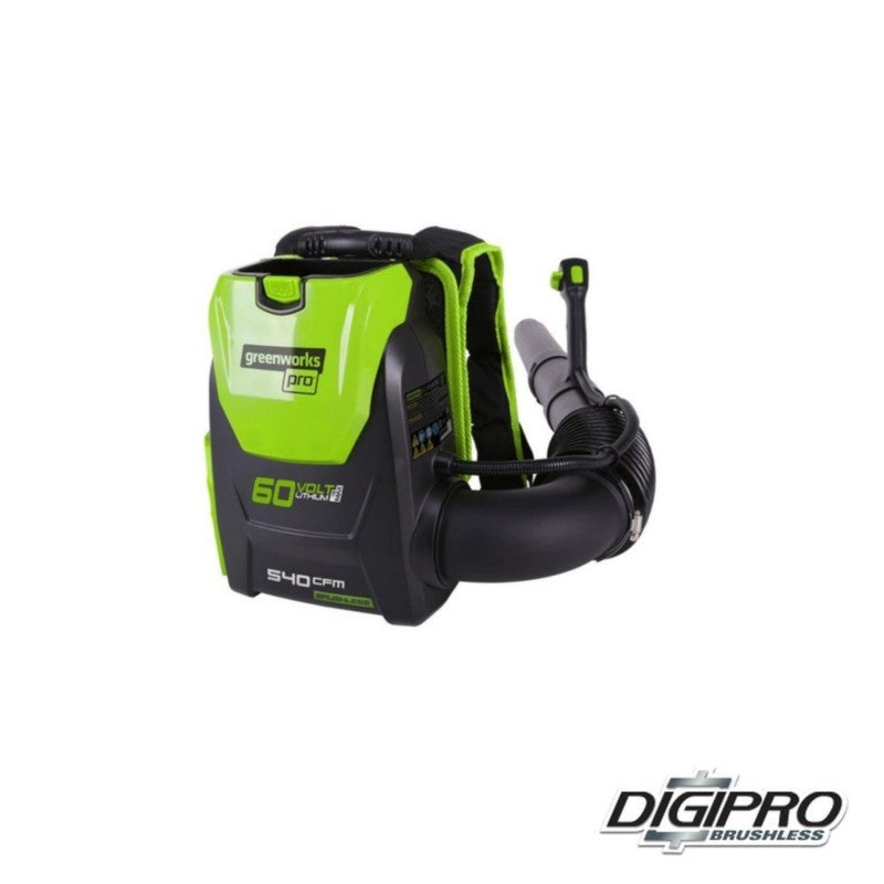 GREENWORKS 60 VOLT ACCU BLADBLAZER DIGIPRO (RUGGEDRAGEN)