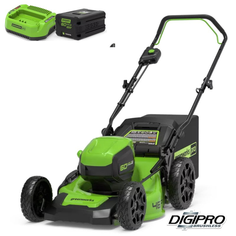 GREENWORKS 60 VOLT ACCU MAAIER 46 CM MAAIBREEDTE