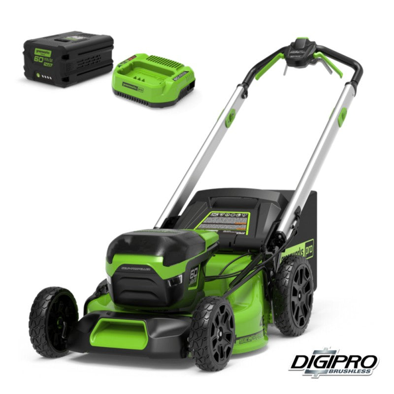 GREENWORKS 60 VOLT ACCU MAAIER 46 CM MAAIBREEDTE (ZELFRIJDEND)