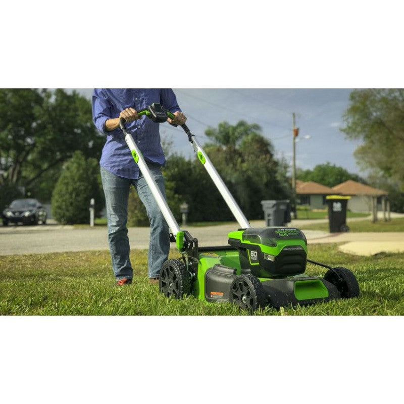 GREENWORKS 60 VOLT ACCU MAAIER 51 CM MAAIBREEDTE (ZELFRIJDEND)