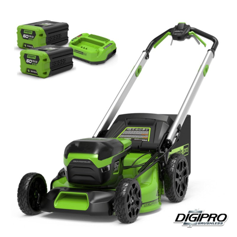 GREENWORKS 60 VOLT ACCU MAAIER 51 CM MAAIBREEDTE (ZELFRIJDEND)